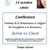 Conférence : Femmes de la Renaissance et religion